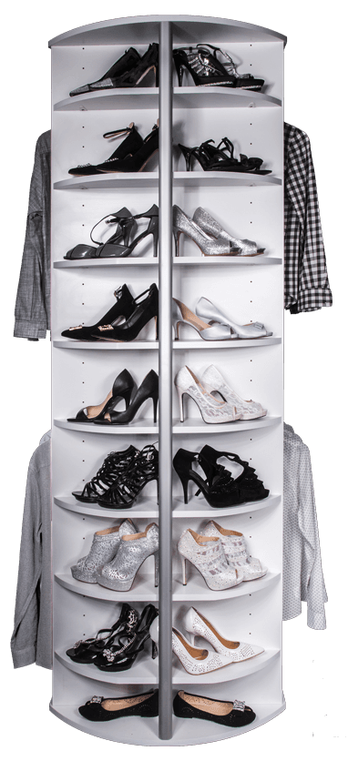 Modular closet systems wholesale – double hang rotating closet organizer